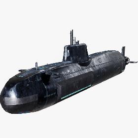 3D model Astute-Class Submarine